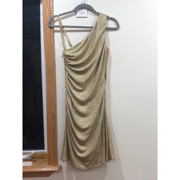 Betsy Adam Gold dress - Picture 2 of 2